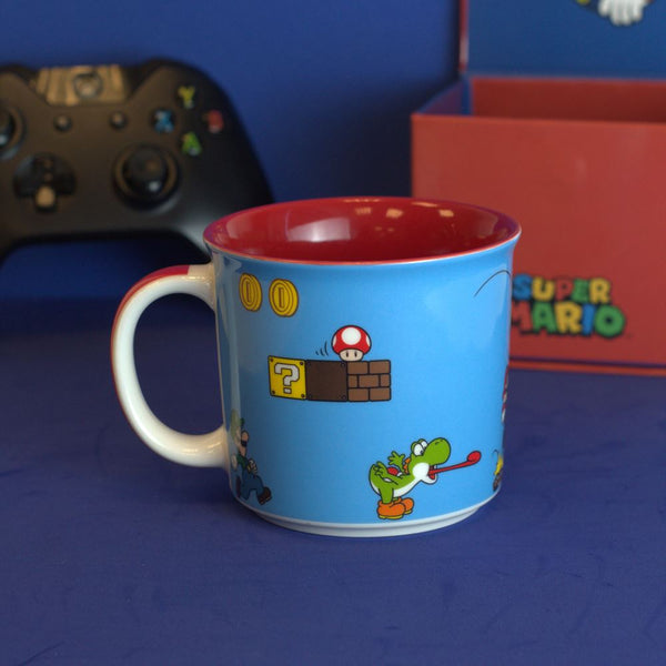 Caneca 350ml Team Mario Bros