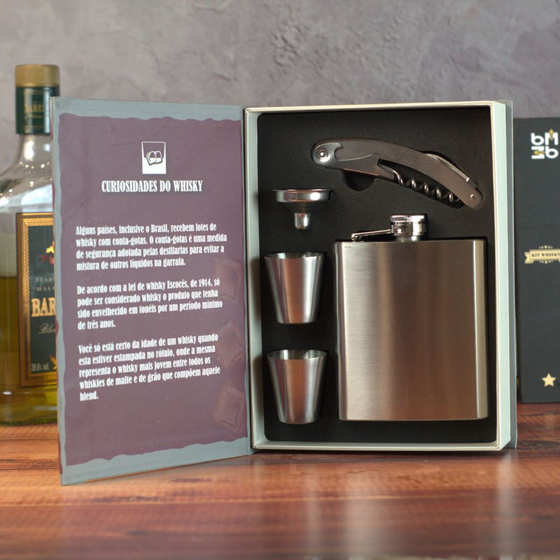 Kit para Whisky com 5 Peças - Purple Whiskey Club