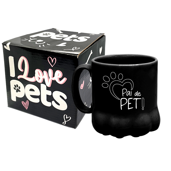 Caneca em Forma de Pata - Pai de Pet